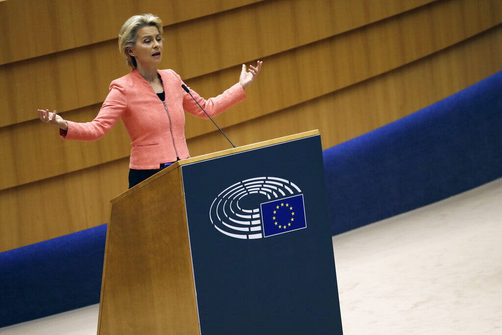 APTOPIX Belgium EU State of the Union